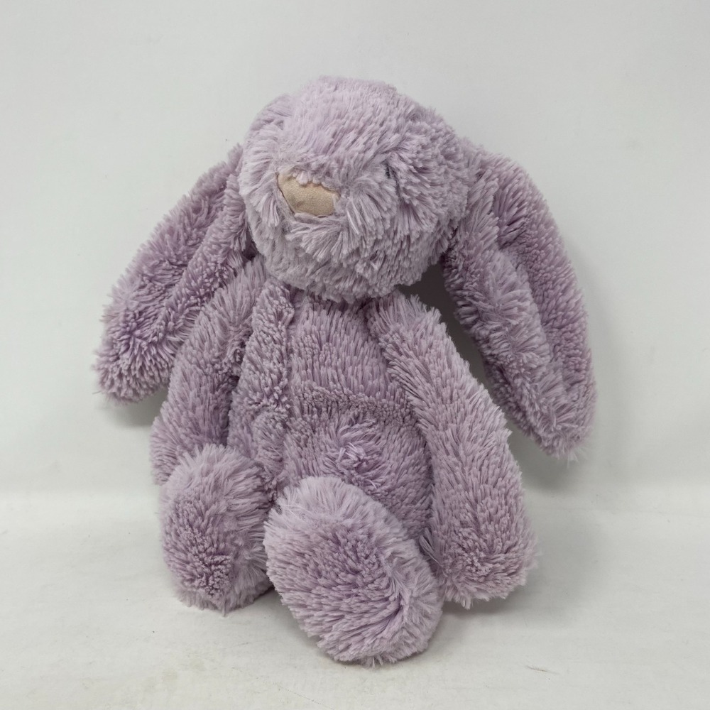 Jellycat Plush 11" Bashful Bunny Lilac Purple STAINED